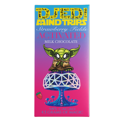 Strawberry Fields Mushroom Chocolate Bar