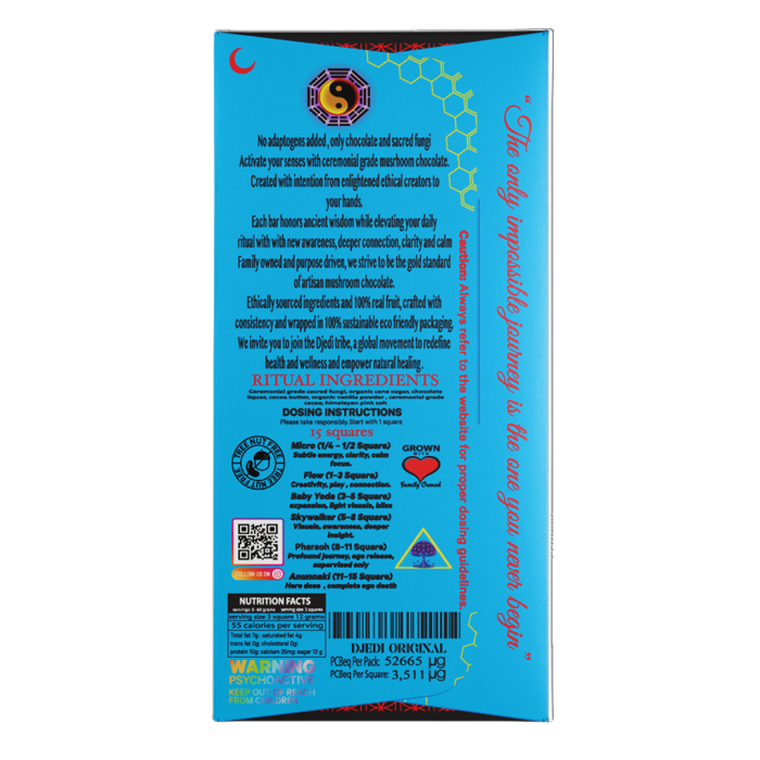 Vegan Dark Chocolate Magic Mushroom Bar - Image 2